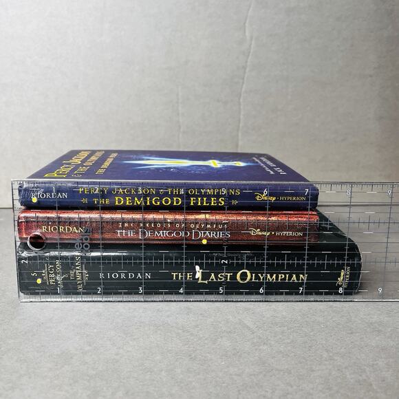 RICK RIORDAN Lot The Last Olympian Demigod Diaries & Demigod Files HC YA Fantasy - Picture 15 of 16